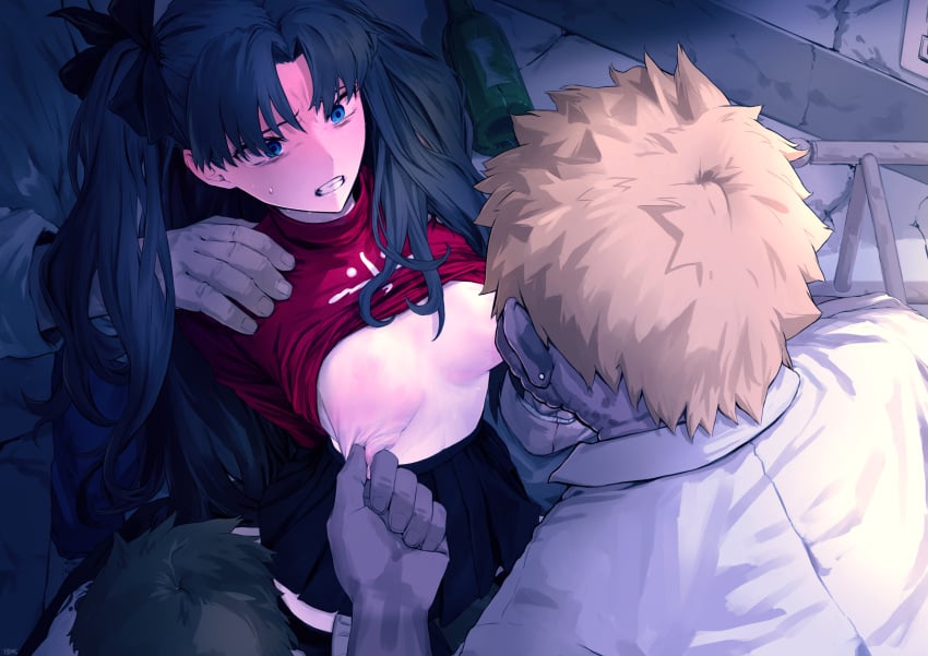 Tohsaka Rin (Fate/Stay Night) Rule 34 Image