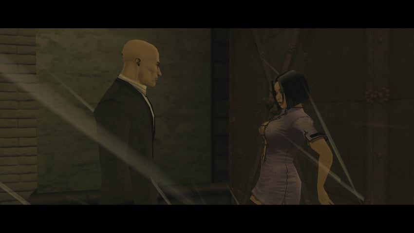 agent_47 asian asian_female balcony big_breasts black_hair breasts brothel chinese_female cleavage forced_prostitution hitman hitman_contact_(2004) io-interactive mei_ling_(hitman_contact) prostitution rain raining sexy_clothing short_hair whored wood_floor