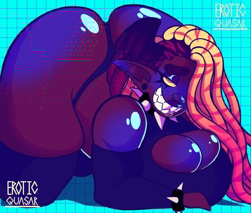 1futa arm_warmers bedroom_eyes berzerk_aerostorm big_ass big_muscles bikini bulge dark-skinned_female dark-skinned_futa dark_skin erotic_quasar female female_only huge_ass huge_breasts huge_butt long_hair looking_at_viewer muscular muscular_female phoenix pointy_ears presenting_hindquarters project:_starsong seductive seductive_look seductive_smile sharp_teeth solo suggestive suggestive_pose thick_thighs thighhighs thong trans_woman wings