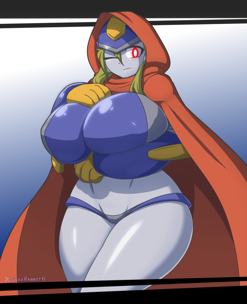 1girls 2024 20xx 2d 2d_(artwork) 30xx android armor arms_on_breasts arms_under_breasts big_breasts blonde_hair breast_squeeze child_bearing_hips cloak curvaceous curves curvy curvy_female curvy_figure curvy_hips cute digital_drawing_(artwork) digital_media_(artwork) eyelashes feet_out_of_frame female female_only front_view hips hood_up hourglass_figure humanoid long_hair long_hair_female long_taglist looking_at_viewer luckerabbit6 luckerabbit9 mouth mrlucke pose posing pressing_breasts_together red_eyes shiny_breasts solo solo_female standing suggestive tagme thick thick_thighs video_game_character vika_(30xx) voluptuous voluptuous_female waist wide_hips