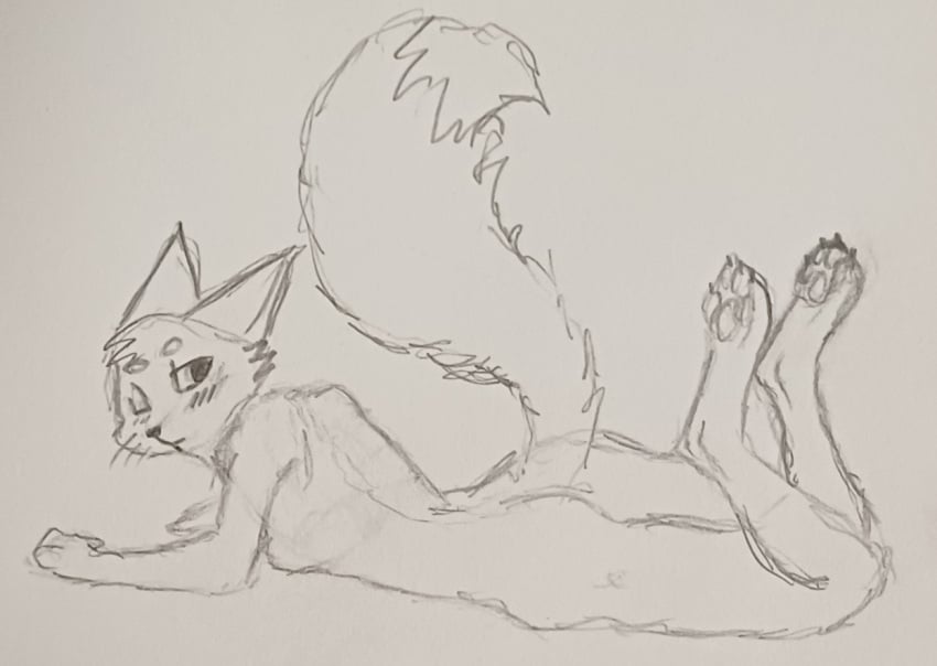 fox horny horny_female pappy_(vkontakte) paws sketch sketch_page unknown_artist vk_stickers vkontakte