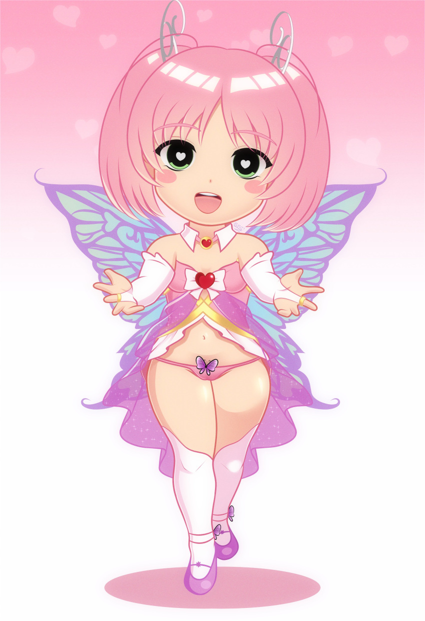 chibi fairy fairy_wings female female_focus huniepop kyu_sugardust panties scribblysuki