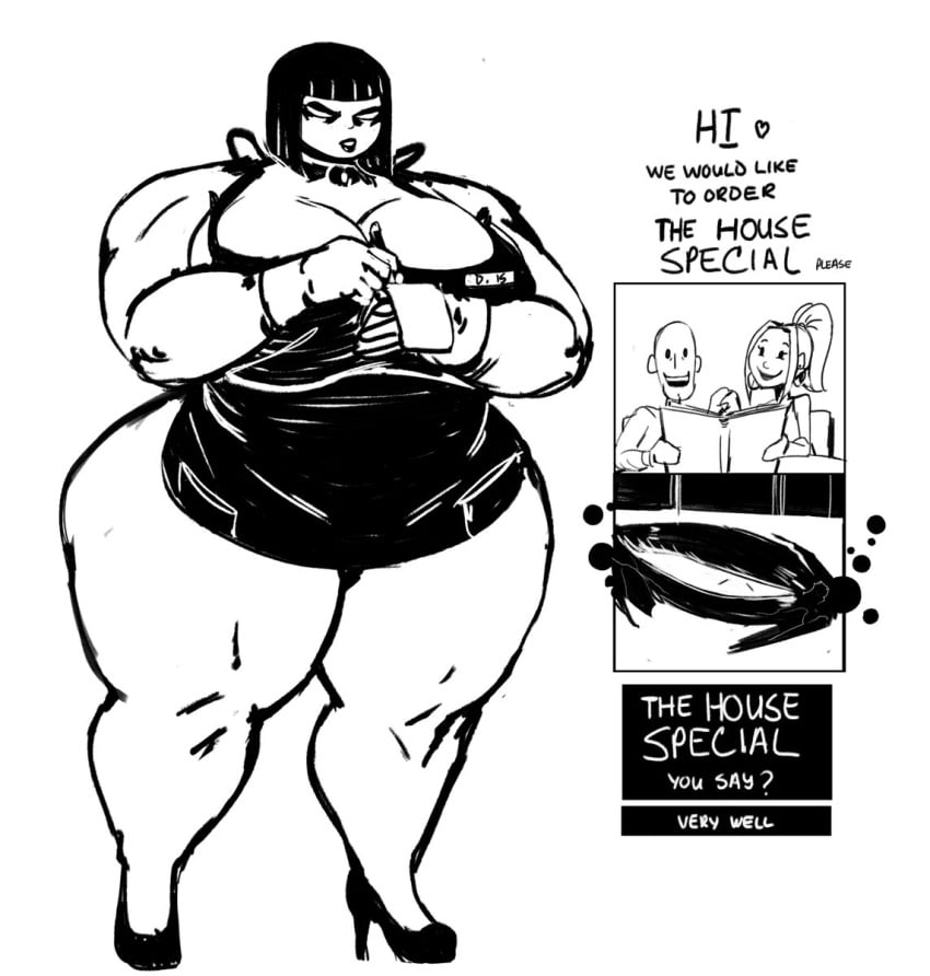 2d black_and_white darkseid dc dc_comics denny's female femdom hyper_muscles milf_dennys muscular muscular_female redblacktac rule_63 superman_(series) tagme tomboy tomboy_milf