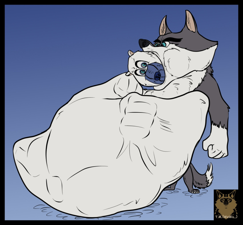 bear bulge canine male mammal vore wewo wolf