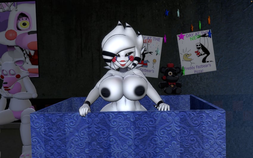 1girls 3d anthro box breasts canid canine container female female_only five_nights_at_freddy's five_nights_at_freddy's_2 fox freddy_fazbear's_pizzeria_simulator garry's_mod hi_res lefty_(fnaf) mammal mangle_(fnaf) marie_(cally3d) marie_(cryptia) marie_(cryptiacurves) marionette_(fnaf) nipples nude paper plushie puppet puppet_(cally3d) puppet_(fnaf) scottgames smile solo white_body yiffalldae