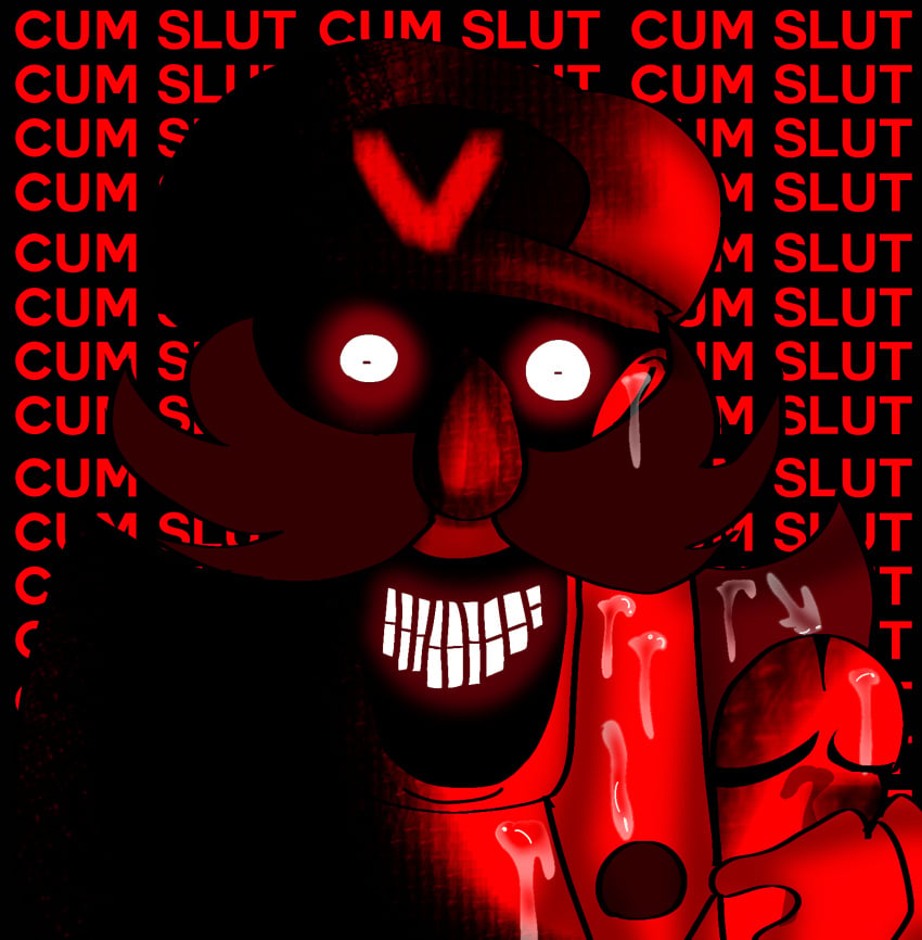 creepy creepypasta cum cum_in_clothes fnf fnf_mods gay gay_handjob gay_sex handjob marios_madness mr_virtual_(the_virtual_files) naked_male_with_clothed_male nightmare_fuel nightmare_husbando unknown_artist