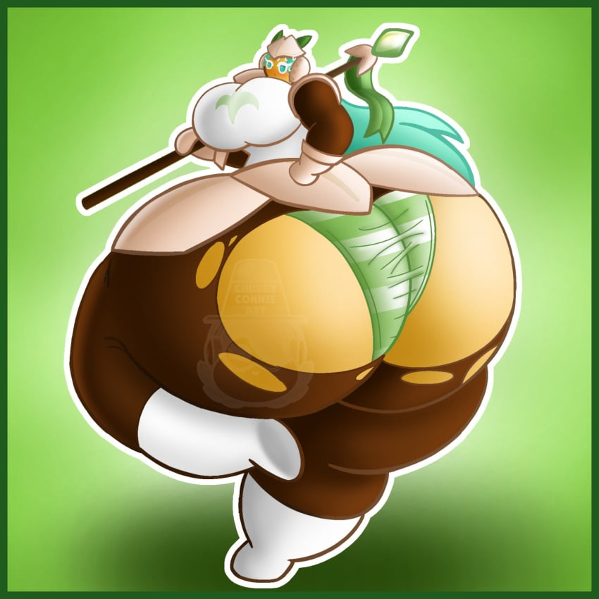 ass_bigger_than_head ass_bigger_than_torso ass_body ass_cleavage ass_expansion bbw big_ass big_booty big_butt butt_expansion caked_up chubbyconnieart cookie_run cookiephilia embarrassed expansion exposed_panties exposed_underwear fat fat_ass fat_butt hyper hyper_ass hyper_butt hyper_thighs pistachio_cookie ripped_leggings ripped_pants striped_panties wardrobe_malfunction