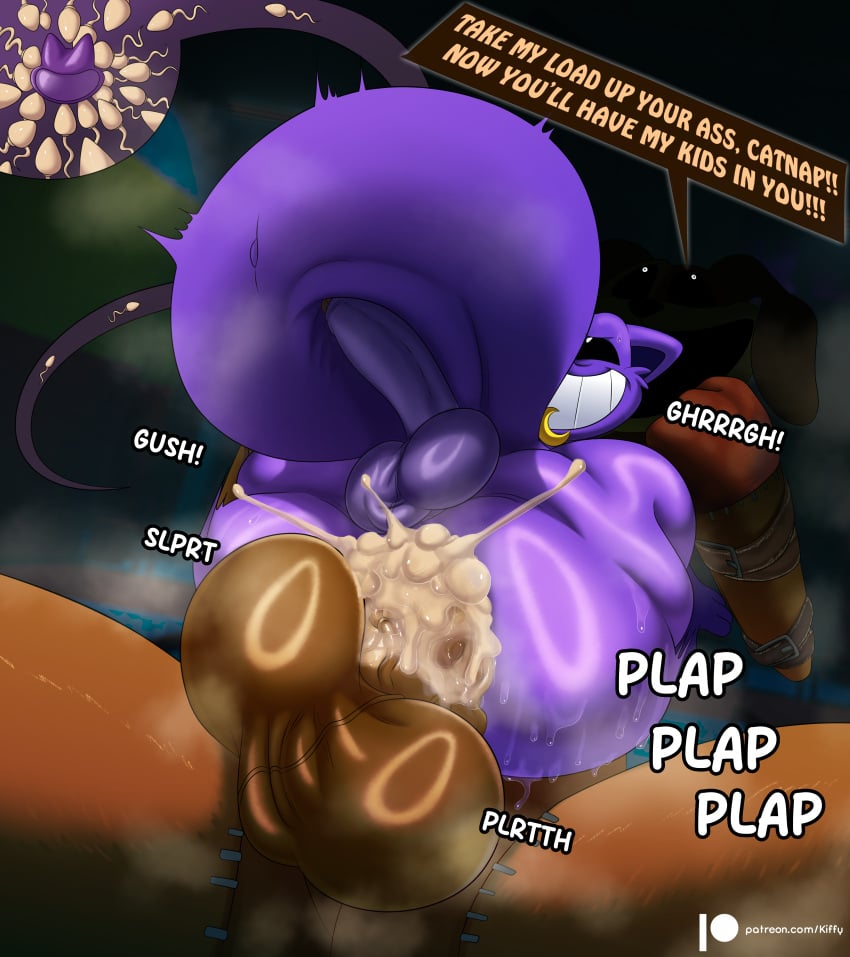 absurd_res anal anal_sex animate_inanimate anthro anthro_on_anthro anthro_only anus ass balls big_balls big_butt big_dom_small_sub big_penis bodily_fluids brown_body canine catnap catnap_(poppy_playtime) colored_cum critters_(poppy_playtime) cum cum_in_ass cum_inside dark_face darkened_balls darkened_genitalia darkened_penis dialogue dogday dogday_(poppy_playtime) doggy domestic_cat domestic_dog dominant duo feline forced_smile foreskin furry_only genital_fluids genitals grabbing_both_legs hi_res huge_balls huge_butt huge_cock hyper hyper_balls hyper_genitalia hyper_penis impregnation inflation kiffy_(artist) living_plushie male male/male male_impregnating_male male_impregnation mob_entertainment musk musk_clouds no_humans onomatopoeia orange_fur orange_skin ovum ovum_with_face ovum_with_facial_features penetration penis plushie poppy_playtime poppy_playtime_(chapter_3) purple_body purple_fur purple_skin screencap screencap_background sex size_difference smile smiling_critters sound_effects sperm_cell sweat sweaty_butt tagme testicles_clench text thick_thighs unusual_bodily_fluids unusual_cum unusual_genital_fluids vein veiny_penis yellow_cum