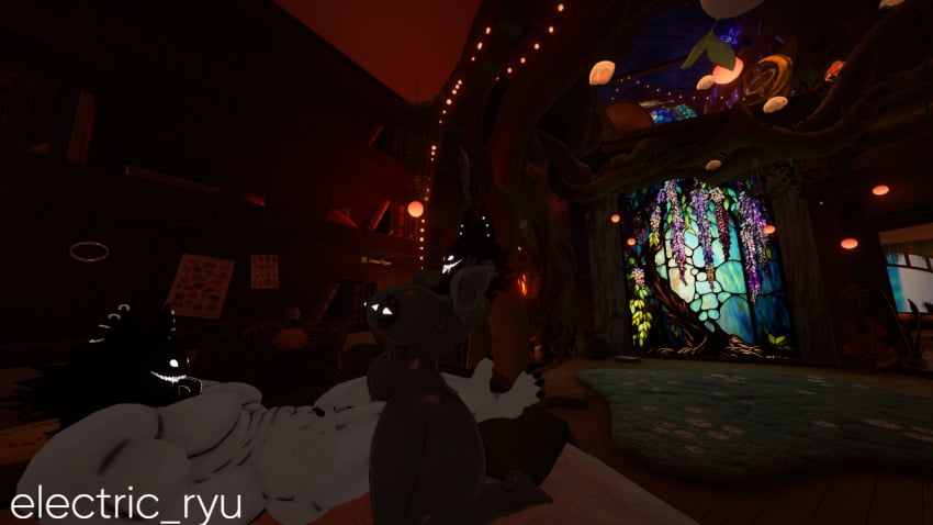 big_ass big_breasts big_penis electric_ryu erp female nude_female riding_penis smiler_(the_backrooms) vrchat vrchat_avatar