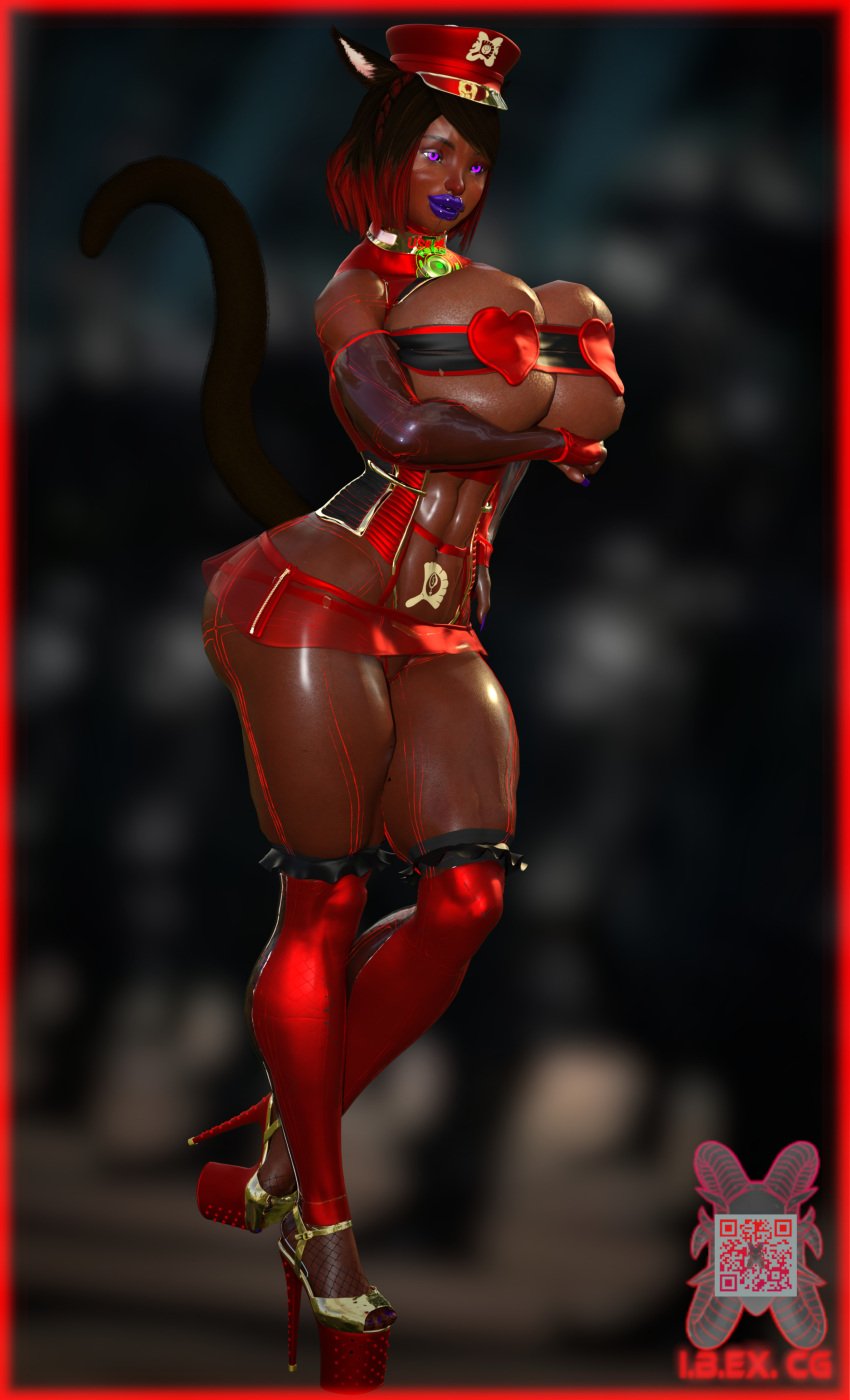 big_ass big_breasts body_modification bodysuit corruption drone dronification ibex-cg mind_break mind_control oc transformation workingwench_(ibex)