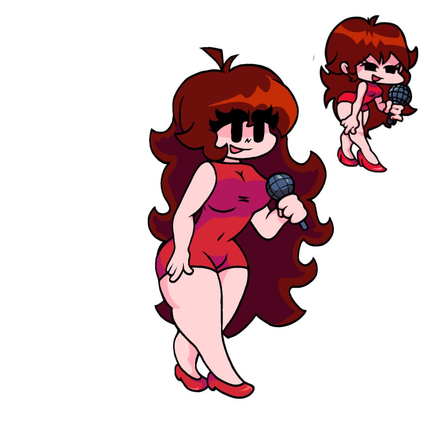 fnf friday_night_funkin friday_night_funkin_mod girlfriend_(friday_night_funkin) microphone nahiara_aguirre sprites