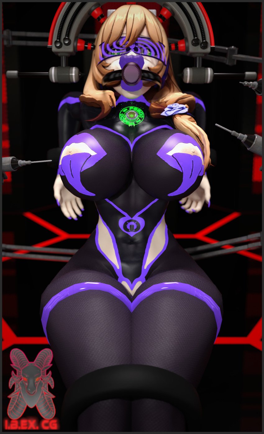 :d big_ass big_breasts blowbot_(ibex) blowjob body_modification bodysuit corruption drone dronification fellatio genshin_impact ibex-cg lisa_(genshin_impact) mind_break mind_control transformation
