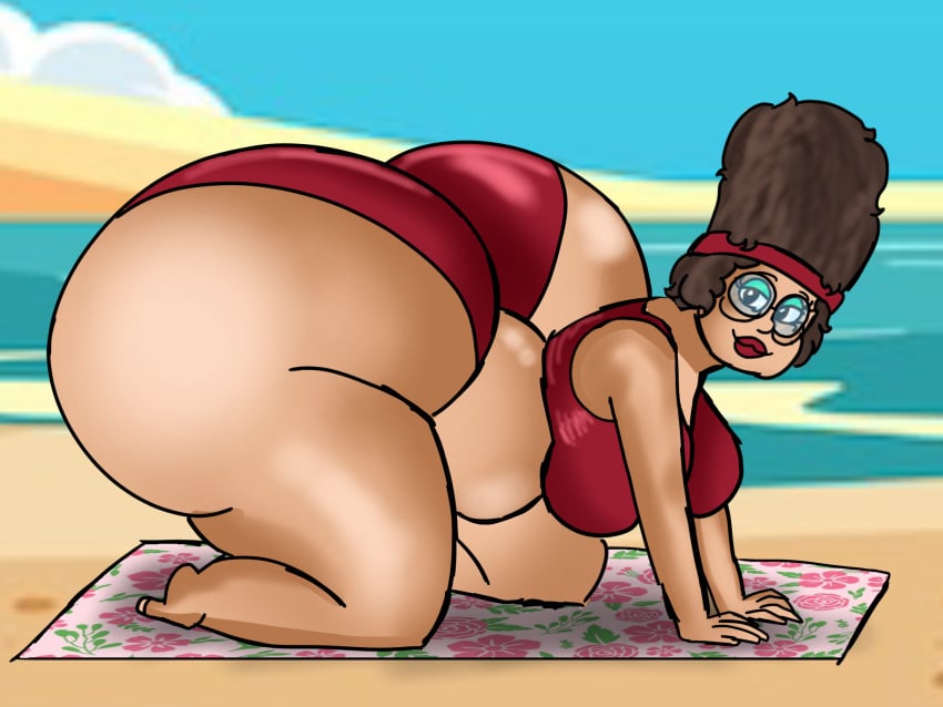 aunt_fanny beach big_ass bikini blue_sky_studios fat_ass hyper_ass older_female robots_(film)