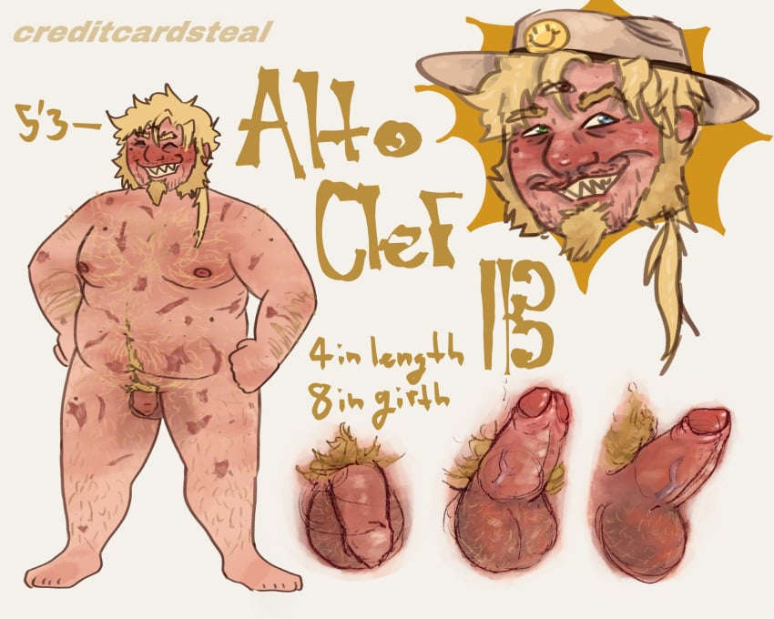 1boy 2d 3_eyes alto_clef dilf fat fat_man father male male_only multi_eye multiple_eyes obese obese_male scp_containment_breach scp_foundation scp_scientist small_penis third_subdivision_studios