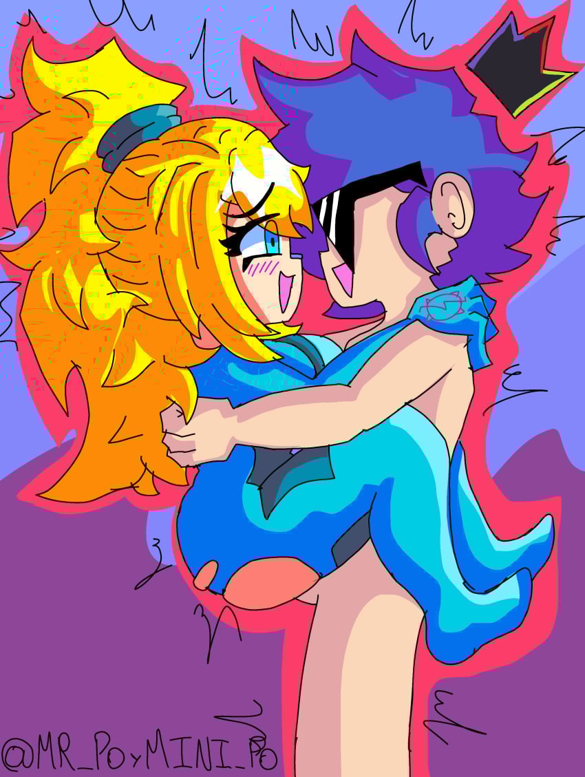1boy1girl big_ass black_glasses blue_hair castigameplay castillo female game glasses hair_blue happy male metroid mr_po nudity samus_aran sex sexo yellow_hair youtube_hispanic zero_suit_samus
