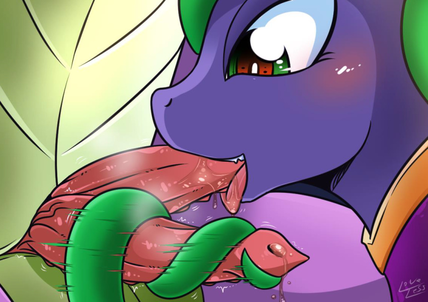 comic female male mane-iac maneiac my_little_pony smooth_skin spike_(mlp) straight taming vavacung