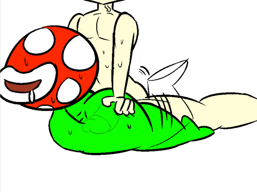 2016 ass big_butt big_lips erection female flora_fauna lips male mario_(series) nintendo open_mouth penetration penis piranha_plant plant ptooie saliva sex simple_background super_mario_bros._3 thunderfap video_games white_background wide_hips