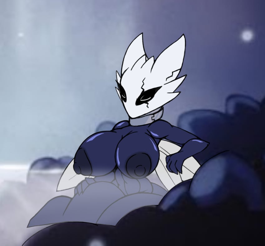dragon-heart hollow_knight hot_spring naked nude relaxed_expression relaxing resting spring tagme widow_(dragon-heart)
