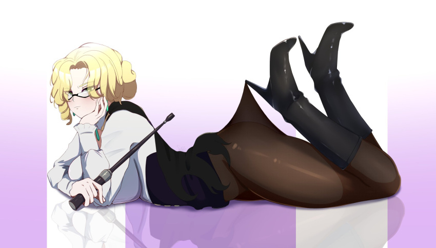 Lace Pantyhose Hooked On Heel (Meme) Rule 34 Image