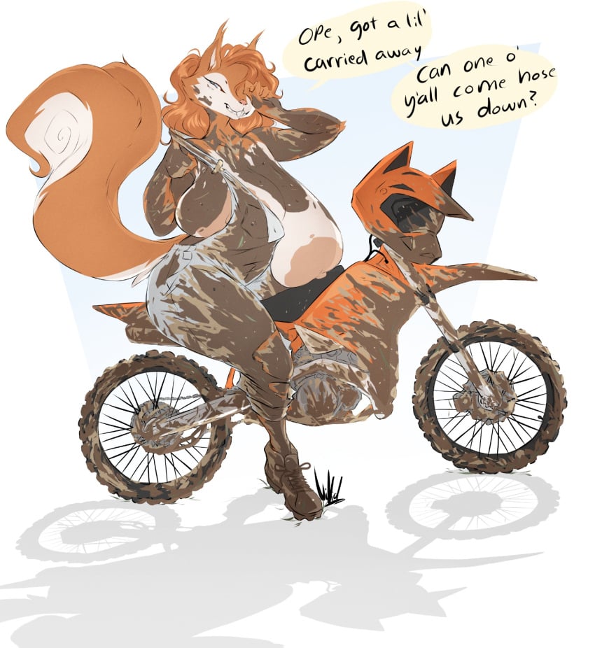 big_breasts breasts cleavage dullvivid female furry huge_breasts nipples tagme thick_thighs wide_hips