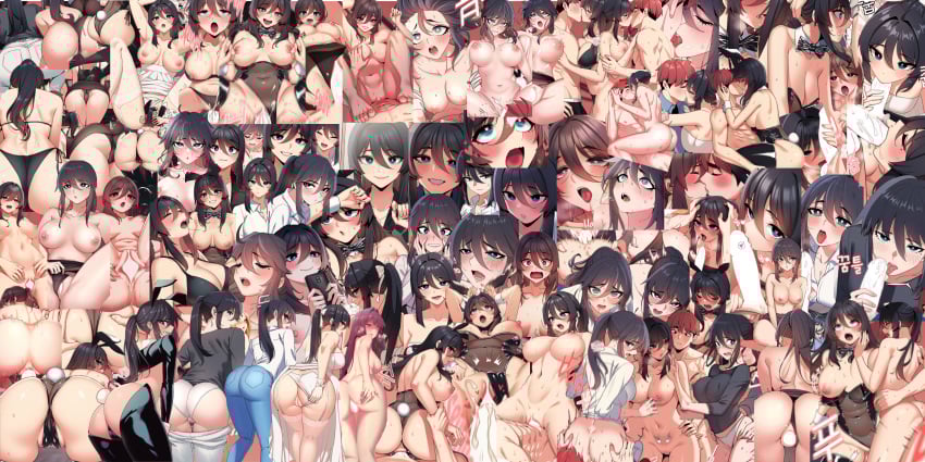 ahe_gao ass ass_focus ass_grab asshole best_girl black_hair blowjob blowjob_face blue_eyes blue_hair breast_grab breasts breasts_out bunny_ears bunny_girl bunny_tail bunnysuit collage cow_girl cowgirl_position cowgirl_position cum_in_ass cum_in_mouth cum_in_pussy cum_inside cute doggy_style doggy_style doggy_style haemi handholding handjob heart-shaped_pupils heart_eyes huge_ass huge_breasts kiss_mark kissing kissing kissing_while_penetrated lee_sia_(outsider's_way_in) manhwa moon_ae-ri naked naked_female oral oral_sex outsider's_way_in ponytail pornhwa prone_bone pussy pussy_juice reverse_cowgirl_position riding riding_penis sex sia spread_legs spread_pussy swimsuit tits_out tsundere vagina vaginal_penetration vaginal_sex wedding_dress wedding_garter wedding_gloves wedding_veil