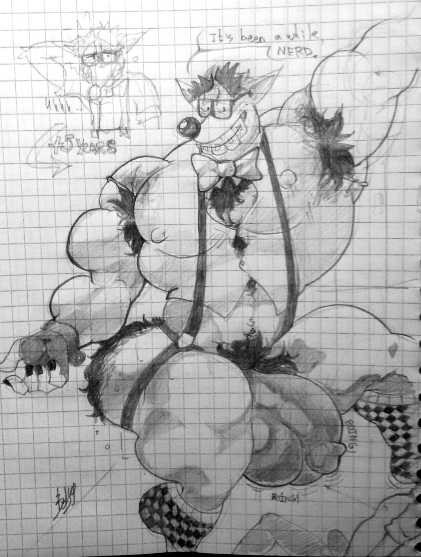 2019 bobthetanuki crash_(series) crash_team_racing_nitro-fueled fake_crash male male_only nerd tagme traditional_media video_games