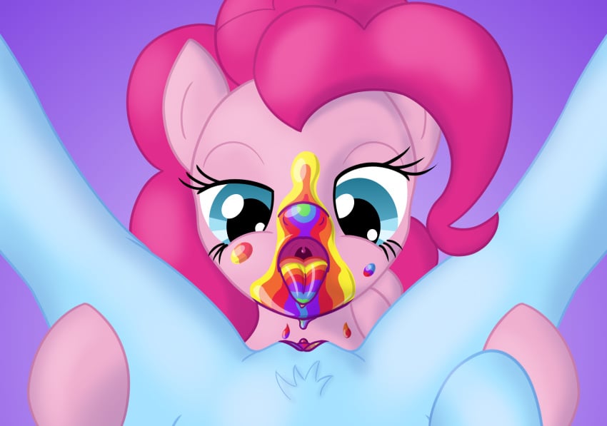 2girls colored_cum cum duo female friendship_is_magic my_little_pony oral pinkie_pie_(mlp) pussy rainbow_cum rainbow_dash_(mlp) sex smooth_skin squirrelpony tagme unusual_cum yuri