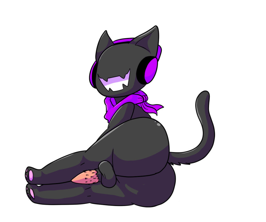 ass canisfidelis feline male_only mammal monstercat monstercat_media presenting presenting_hindquarters