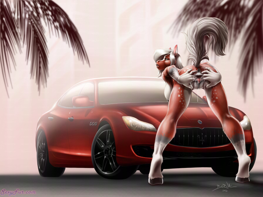 car female hooves horse jeremy_bernal red_fur sexyfur wet