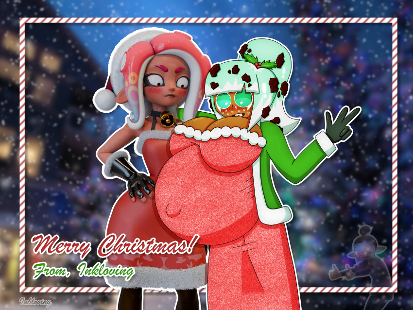 Octoling (Christmas) Rule 34 Image