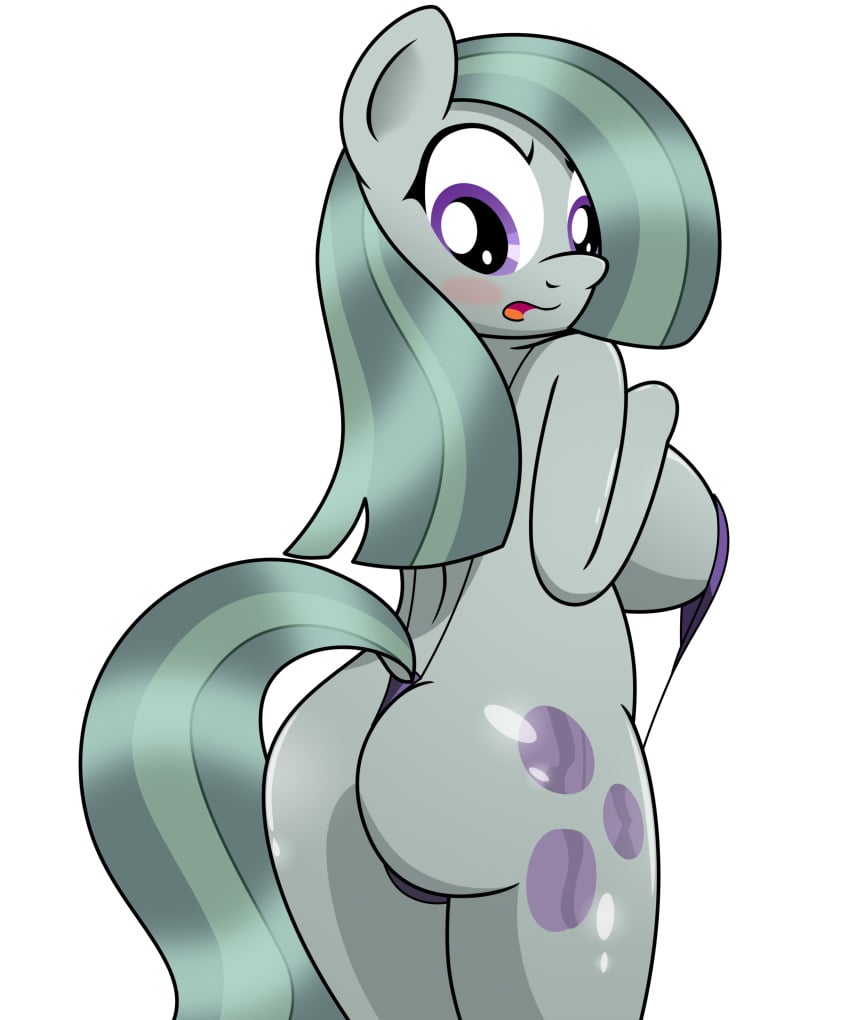 anthro female_only friendship_is_magic marble_pie_(mlp) my_little_pony pananovich sideboob sling_bikini solo