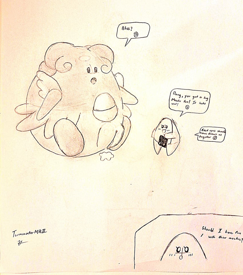 big_pussy blissey pafu pokemon pussy pussy_juice request terminatormkii traditional_media_(artwork)