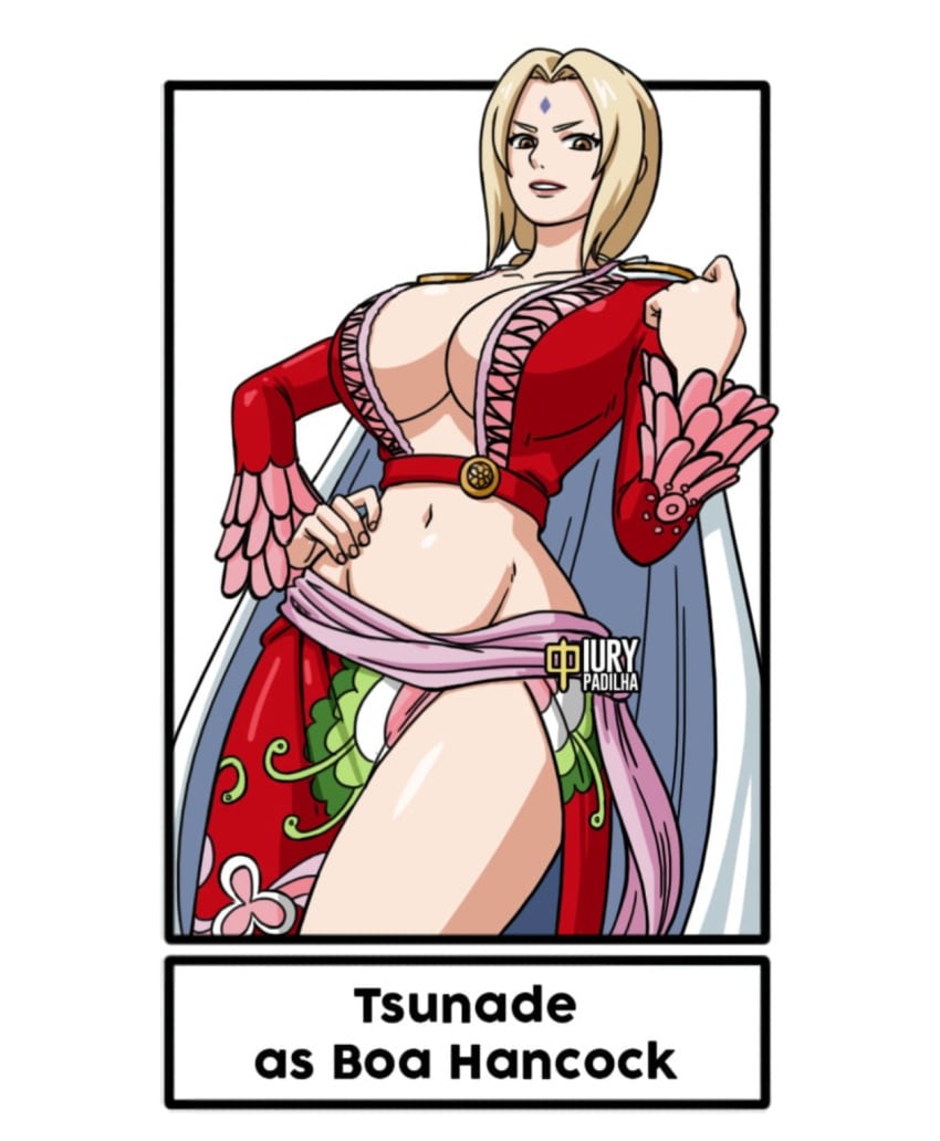 boa_hancock boa_hancock_(cosplay) clothing female female_only iury_padilha naruto one_piece tsunade