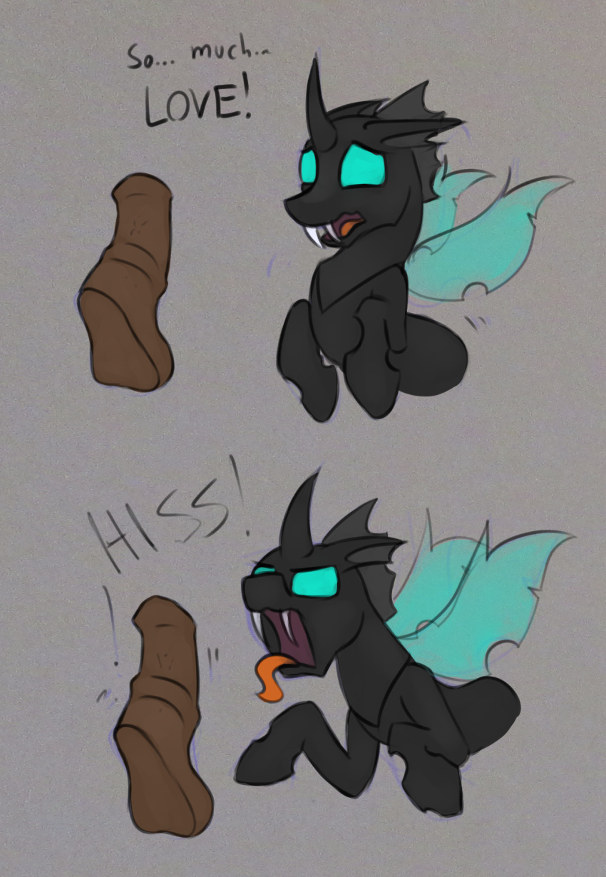 changeling dialogue love marsminer my_little_pony penis thorax