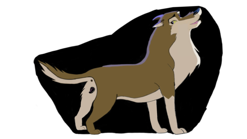 aleu anatomically_correct anatomically_correct_pussy animal_genitalia animal_pussy ass balto_(film) canine canine canine_pussy female kaerflamina looking_at_viewer mammal presenting pussy solo wolf