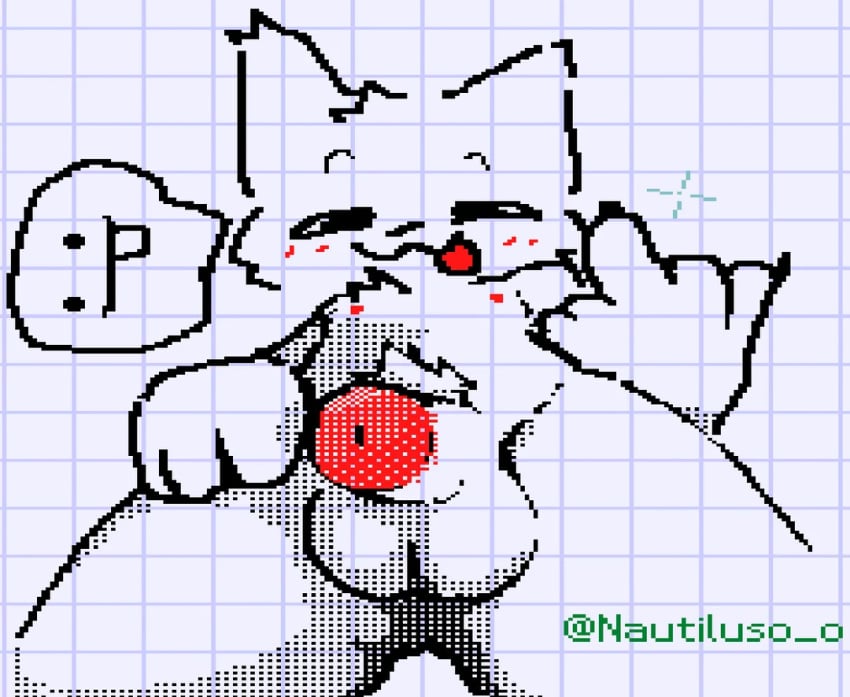 2024 5_fingers :3 anthro balls blush blush_lines boy_kisser_(meme) claws crotch_tuft digital_media_(artwork) domestic_cat felid feline felis finger_claws fingers first_person_view fur genitals gesture glans grid_lines hand_gesture humanoid_genitalia humanoid_penis male mammal meme middle_finger narrowed_eyes nautiluso_o nipples penis red_glans silly_cat_(mauzymice) simple_background solo tongue tongue_out tuft white_background white_balls white_body white_fur white_penis