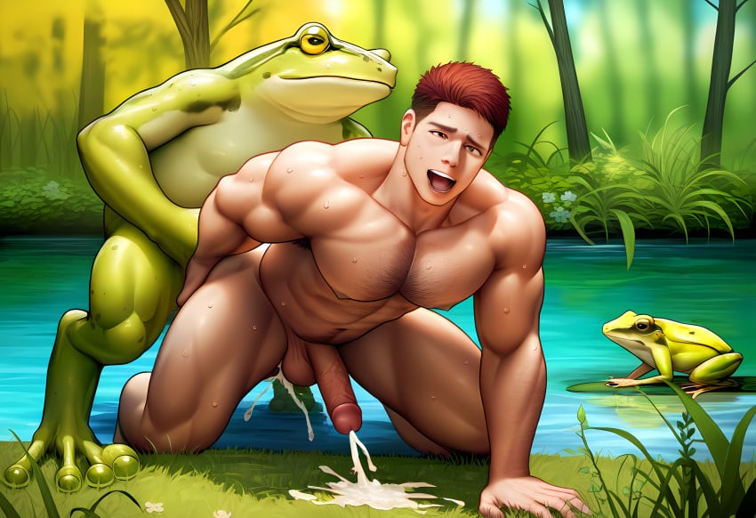 abs ai_generated amphibian anal_insemination anal_sex armpit_hair_peek auburn_hair balls ballsack biceps chest_hair circumcised circumcised_penis clean_shaven cum cum_dripping cum_dripping_from_ass cum_in_ass cum_inside cum_on_ground cum_puddle deltoids doggy_style dom/sub dominant_feral ejaculation ejaculation_in_ass ejaculation_while_penetrated ejaculation_while_penetrating erect_penis erection feral_on_human feral_on_male feral_penetrating frog fucked_from_behind gay gay_anal gay_sex ginger ginger_male hands-free hands-free_ejaculation hands-free_orgasm hands_free_cum hands_free_ejaculation hands_free_orgasm handsfree_cum handsfree_ejaculation handsfree_orgasm humansub interspecies interspecies_domination interspecies_fuck interspecies_sex jeepguyinsd male male/male male_bottom male_focus male_on_male male_only male_penetrated male_penetrating_male male_top_male_bottom moaning moaning_in_pleasure muscle muscles muscular muscular_bottom muscular_human muscular_male muscular_sub naked_male nude_male orgasm orgasm_face original pecs pond pubes pubic_hair quads reaching_back red_hair redhead_male short_hair simultaneous_ejaculation simultaneous_orgasms smooth_balls spreading_ass_cheeks submissive_human submissive_male sweat sweat_beads sweatdrop testicles trapezius treasure_trail triceps uncensored willing_sub zoophilia