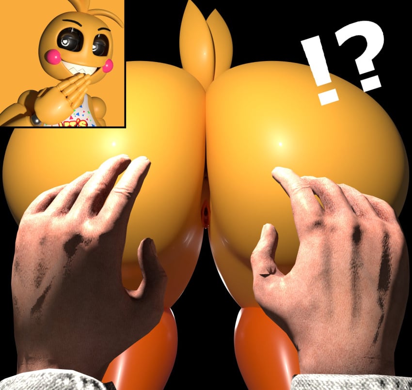 1boy 1boy1girl 1girls 3d animal_pussy ass ass_attack ass_focus big_ass big_breasts bubble_ass bubble_butt dat_ass douod fat_ass five_nights_at_freddy's fnaf male_pov pov tagme thick_ass thick_thighs toy_chica_(fnaf) toy_chica_(love_taste)