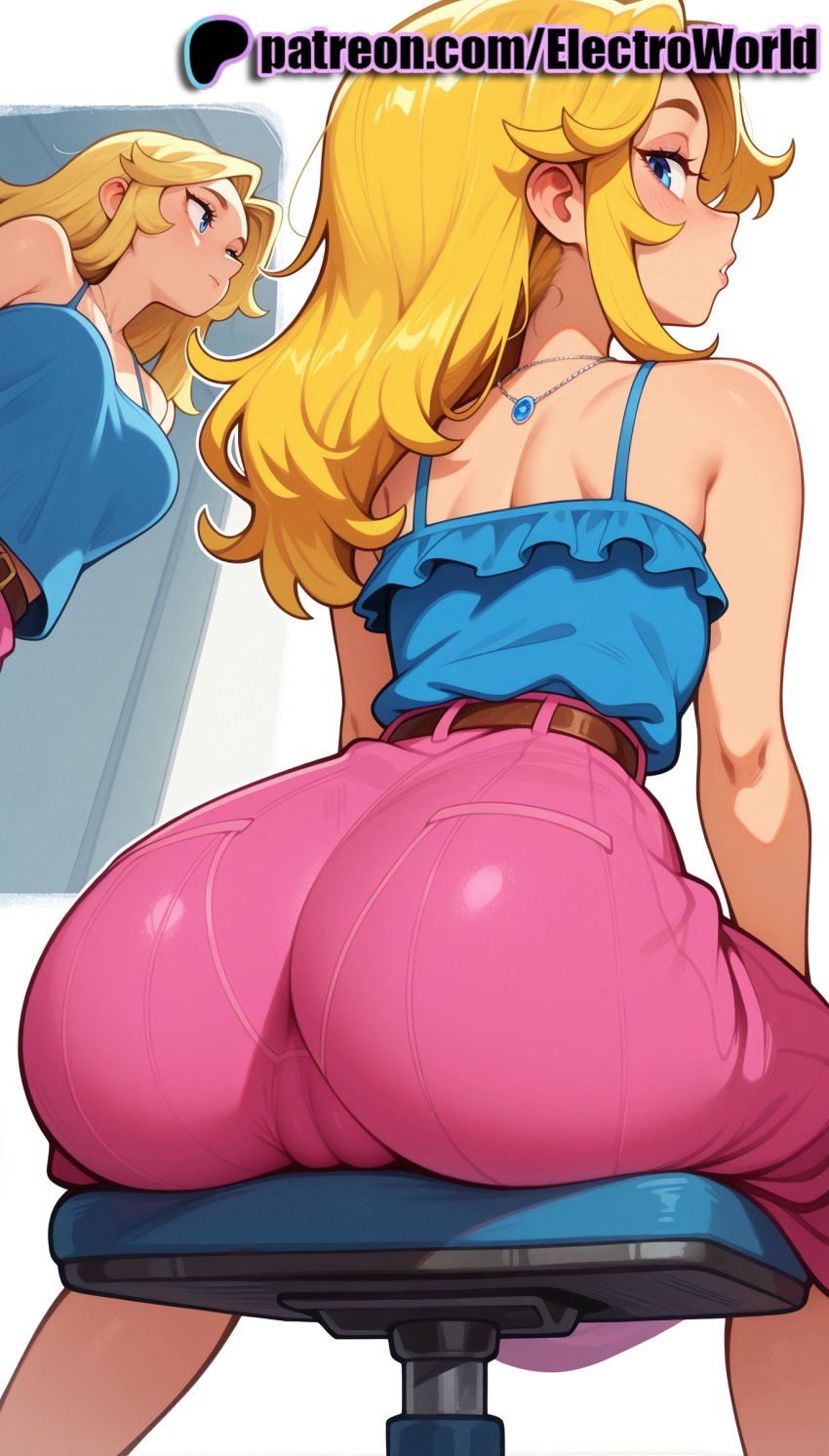 1girls 2025 ai ai_assisted ai_generated anime anime_girl anime_style artist_name ass ass bare_shoulders belt big_ass big_butt blonde_hair blue_eyes booty breast breasts breasts breasts brown_belt bubble_ass bubble_butt bust buttocks chest curvy_ass curvy_butt cute_ass electroworld female firm_ass haley_(stardew_valley) hi_res high_quality high_resolution highres juicy_ass juicy_butt large_ass long_hair pantylines patreon patreon_username perfect_ass pink_dress pink_skirt plump_ass round_ass sexy_ass sitting stable_diffusion stardew_valley tight_ass voluptuous_ass watermark