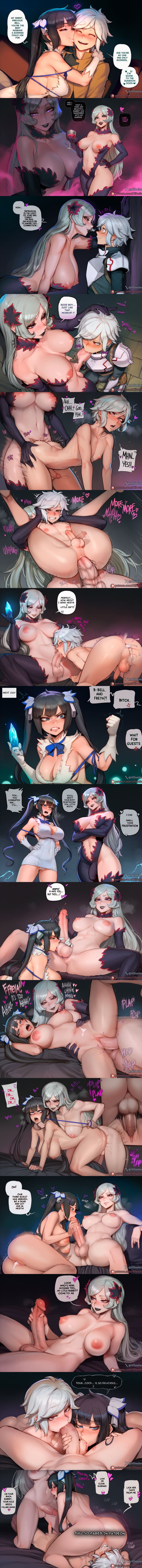 1boy 1girls 2d 2girls after_anal after_fellatio after_orgasm after_sex after_vaginal against_wall ahe_gao ai_assisted ai_generated aisouls anal_juice anal_sex angry anus areolae aroused ass ass_focus ass_grab asshole athletic balls balls_size_difference balls_sucking bell_cranel bisexual bisexual_female black_hair blowjob blue_eyes blush both_sexes_in_same_situation breasts breath cheating cheating_(relationship) cheating_boyfriend cheating_husband cheating_wife choke_hold choking clenched_teeth clitoral_hood clitoris comic cum cum_drip cum_in_ass cum_in_mouth cum_in_pussy cum_inside cum_leaking cum_on_face cum_on_penis cum_overflow cunnilingus curvy deep_blowjob deep_penetration deepthroat dialogue doggy_style dominant dominant_female dominant_futa domination dungeon_ni_deai_wo_motomeru_no_wa_machigatteiru_darou_ka ejaculation embarrassed english_text erect_penis erection erection_under_clothes facesitting fellatio female femboy femboysub feminine_male fist flaccid flaccid_penis freya_(danmachi) full_nelson full_nelson_(legs_held) full_nelson_anal futa_on_female futa_on_femboy futa_on_male futa_pov futadom futanari goth goth_futa goth_girl gothic gray_hair hand_on_head handjob handjob_while_sucking hands_on_hips hestia_(danmachi) hourglass_figure hug kabedon kiss_on_cheek kissing kneeling kneeling_oral_position large_breasts large_penis legs_apart legs_held_open legs_spread legs_up lesbian_sex licking_balls licking_pussy light-skinned_female light_skin lightning long_hair male male/female mature_male moaning moaning_in_pleasure netorare nipples ntr nude on_all_fours oral oral_penetration oral_sex orgasm patreon patreon_logo patreon_username penis penis_bulge penis_grab penis_in_ass penis_in_mouth penis_in_pussy penis_size_difference petite pov pov_eye_contact precum purple_eyes pussy pussy_juice pussy_juice_drip pussy_lips red_eyes romantic_couple rough_sex saliva sex sex_from_behind short_hair sitting_on_person small_penis smaller_male spooning strangling submissive submissive_male sucking sucking_balls sucking_penis sucking_testicles surprised sweat sweatdrop tagme testicles text thick_thighs threesome tongue tongue_out torogao twintails uncensored vagina vaginal_penetration vaginal_sex veiny_penis web_address wet_panties wet_pussy white_hair wine wine_glass yuri