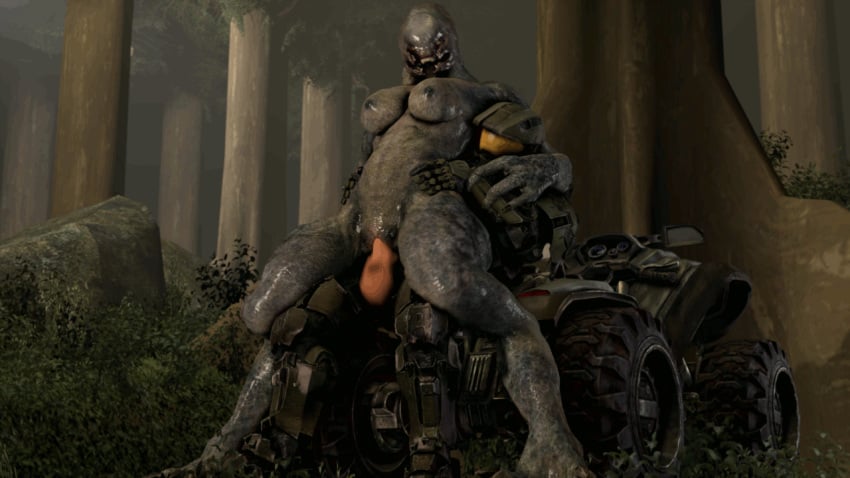 1boy 1boy1girl 1girls 3d alien alien/human alien_girl animated armor big_breasts big_penis breasts clothed_male clothed_male_nude_female cowgirl_position elite faceless faceless_character faceless_male female female_sangheili forest grass halo halo_(series) headgear helmet huge_cock human human_penetrating interspecies male male/female male_human/female_alien male_human/female_humanoid master_chief nipples nude penis reverse_cowgirl_position rock sangheili sex sitting size_difference source_filmmaker spartan spartan_(halo) straight testicles trees uncensored vaginal_penetration vehicle visor wattchewant xenophilia