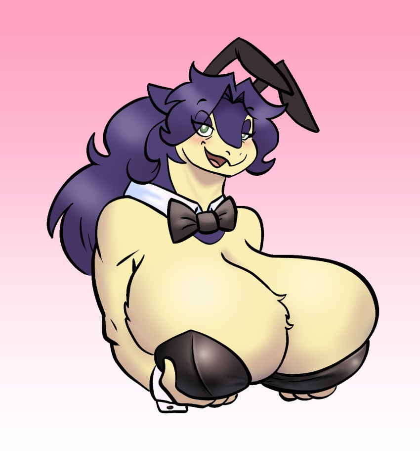 big_breasts breasts bunnysuit cleavage female furry harriet_(harry_amoros) harry_amorós huge_breasts pokemon pokemon_(species) tagme typhlosion typhmom