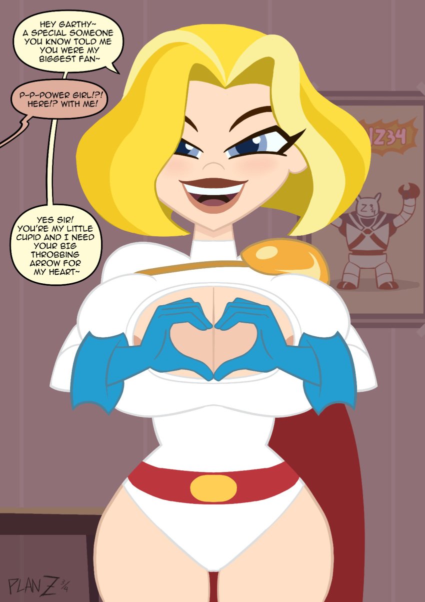 2025 aqualad big_breasts blonde_hair blue_eyes breasts dc dc_comics dc_super_hero_girls garth_bernstein kara_danvers kara_zor-el kryptonian planz34 power_girl valentine's_day