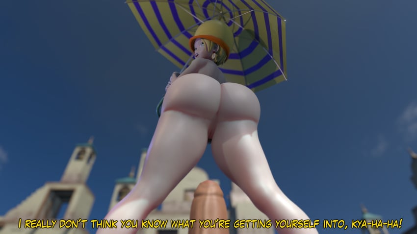 3d female huge_ass male mikita_(one_piece) miss_valentine nude one_piece pov rochestedorm self_upload subtitled tagme umbrella