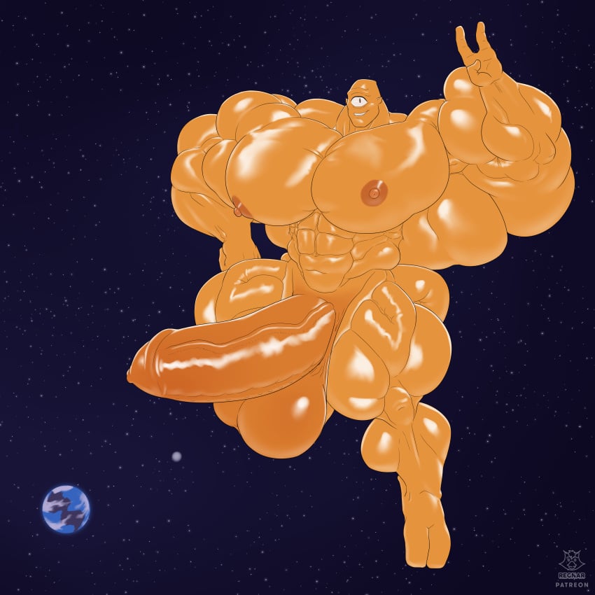 1boy 2024 alien allen_the_alien bara bulge cyclops flaccid flaccid_penis gay hi_res huge_balls huge_cock humanoid hyper_balls hyper_genitalia hyper_muscles hyper_penis invincible male male_only massive_balls massive_penis muscular muscular_arms muscular_back muscular_legs muscular_male muscular_thighs nude peace_sign regnar yaoi