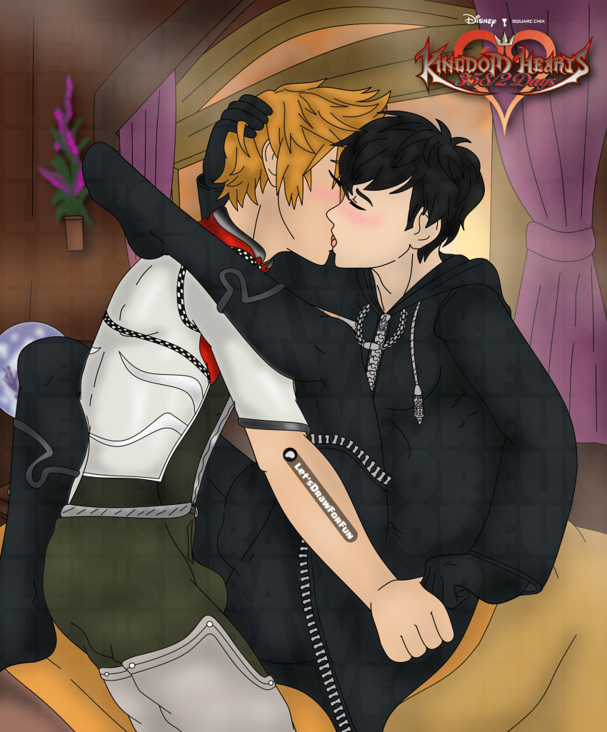 2boys anal anal_sex bedroom censored gay gay_anal gay_male gay_sex kingdom_hearts kingdom_hearts_358/2_days let's_draw_for_fun male/male male_only male_penetrating_male oc organization_xiii original_character patreon pixiv roxas self_upload skinny yaoi young