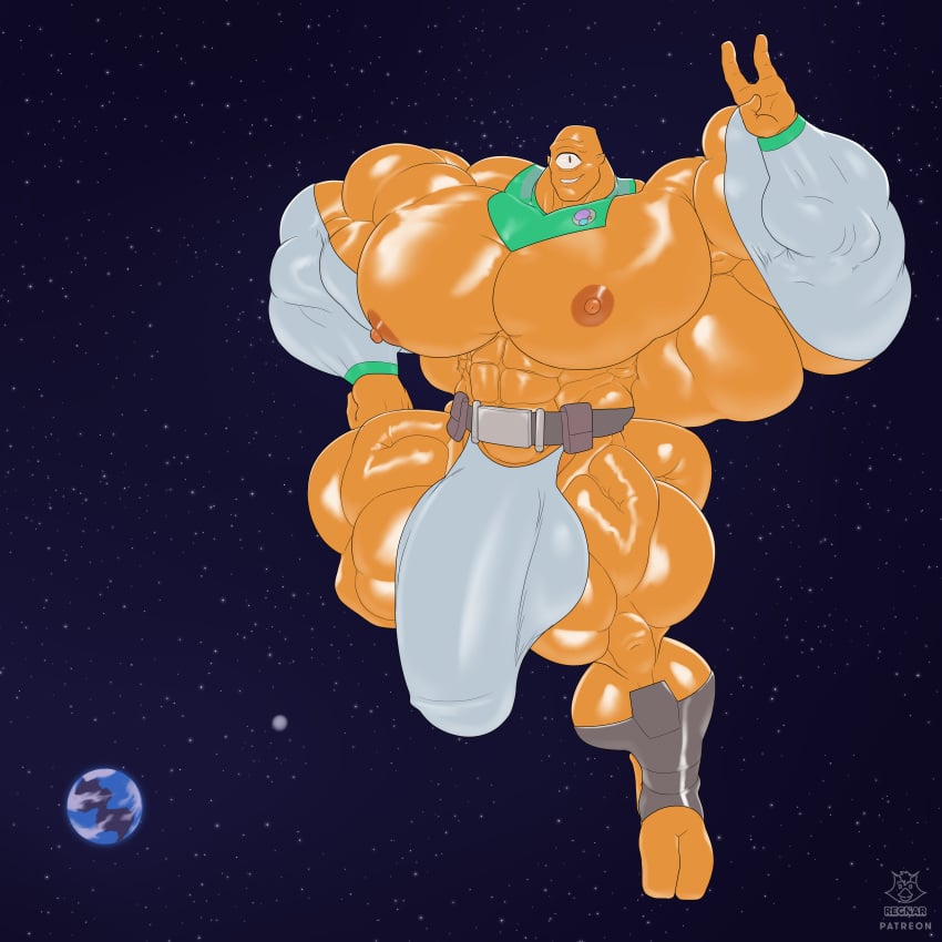 1boy 2024 alien allen_the_alien bara bulge cyclops gay hi_res huge_balls huge_cock humanoid hyper_balls hyper_genitalia hyper_muscles hyper_penis invincible male male_only massive_balls massive_penis muscular muscular_arms muscular_back muscular_legs muscular_male muscular_thighs peace_sign regnar yaoi