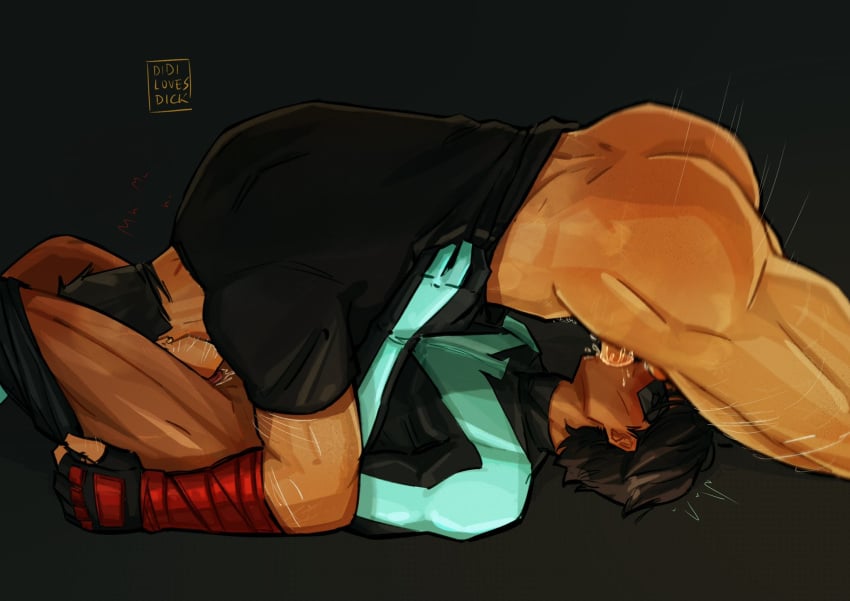 2boys adoptive_siblings dc dc_comics dick_grayson duo duo_focus fellatio human incest jason_todd male male_focus male_only muscular muscular_male nightwing penis red_hood_(dc)