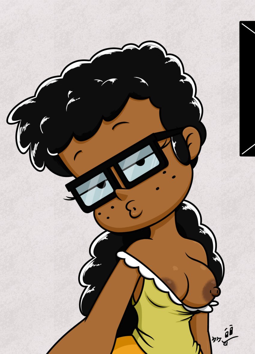 1girls african african_female clyde_mcbride dark-skinned_female dark_skin female genderswap_(mtf) nickelodeon rule_63 sassy takeshi1000 the_loud_house