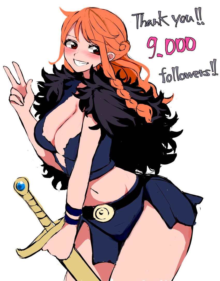 female female_only kasumi6_ nami_(one_piece) one_piece one_piece_arc_elbaf